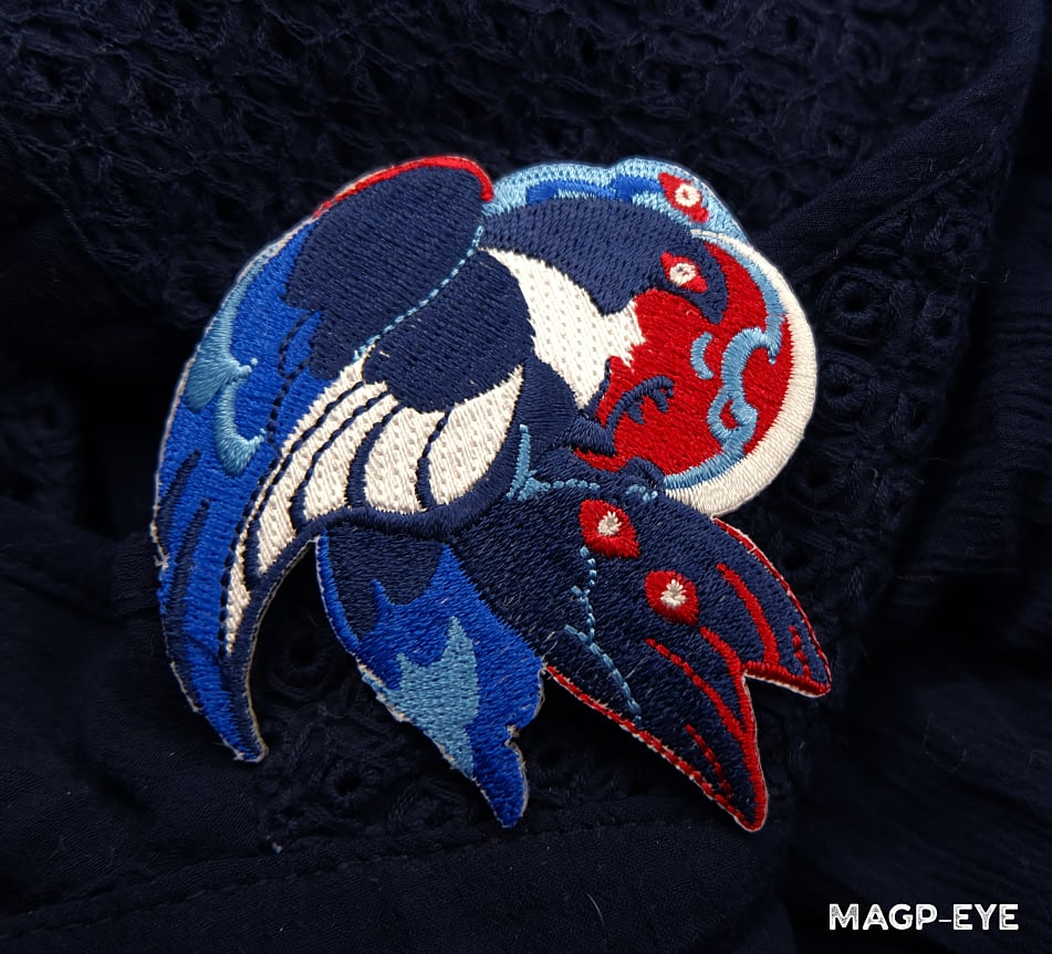Magpies - Iron-on Patches