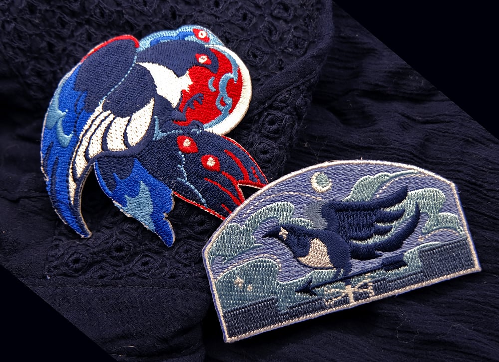 Magpies - Iron-on Patches