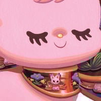Image 3 of Ribbon Kitten (Painting)