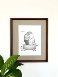 Image 1 of travel machine II - original drawing