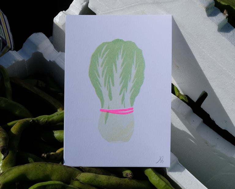 Mini Fruit & Veg Riso Prints Image 3