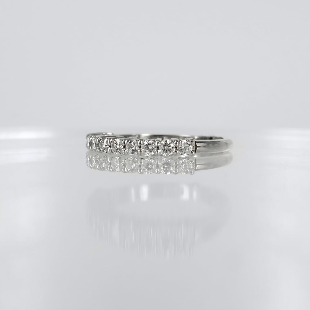 Image of 18ct white gold diamond set eternity ring. PJ3067