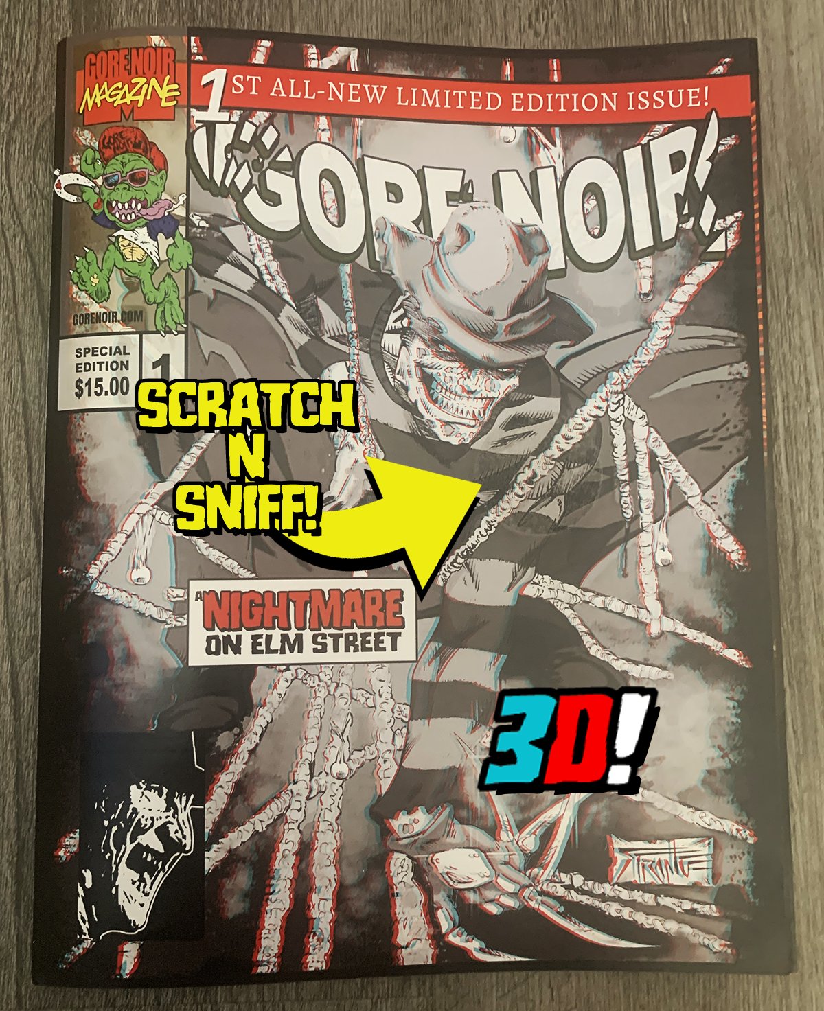 Image of 3D - Scratch n Sniff NOES SP #1 Homage Stephen Strange Art LE of 30 SLIP COVER Magazine