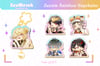 Luxiem Rainbow Epoxy Keychains | Code 'XUU10' for 10%of