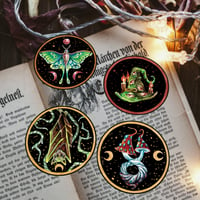 Image 5 of Moon Moth Holographic Sticker Set