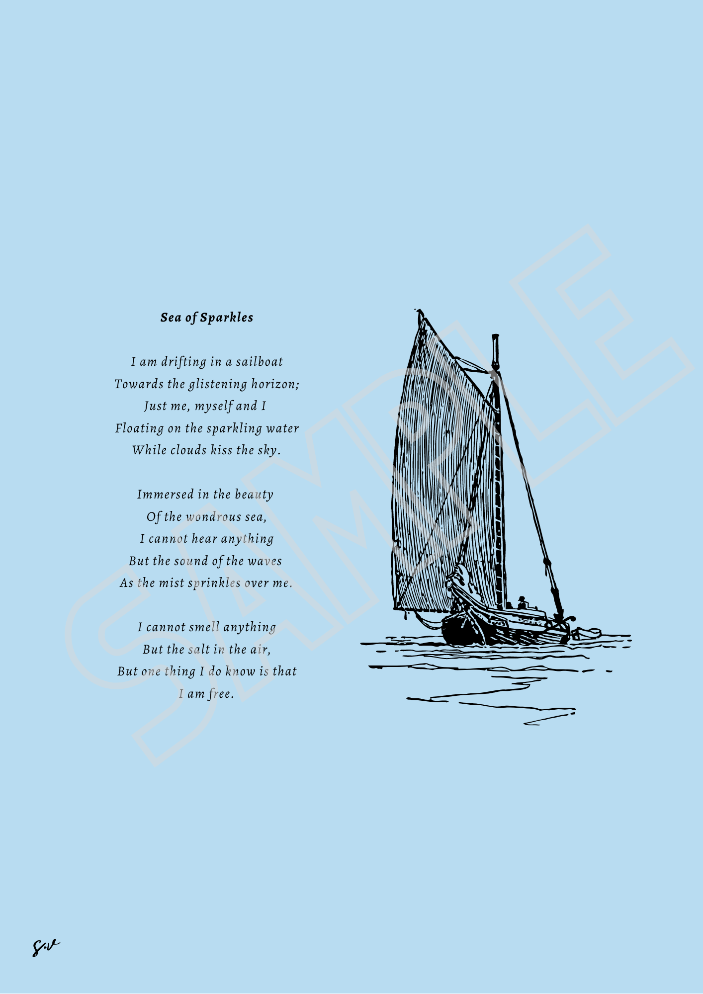 "Sailboat" DIY Print Download