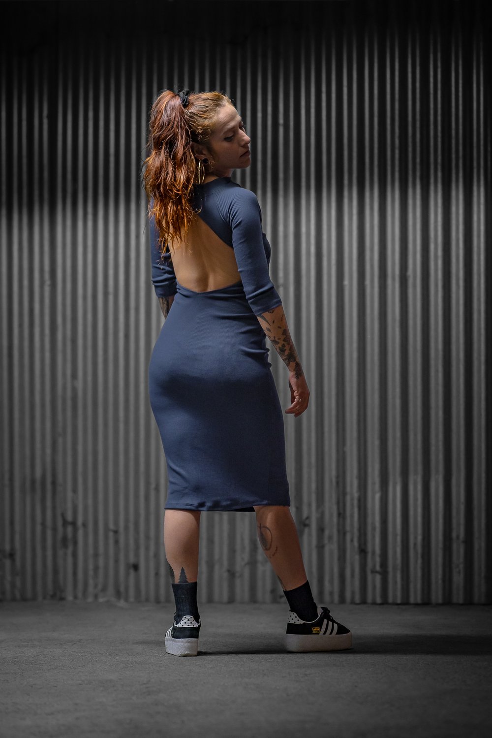 Image of SADE BLUE DRESS