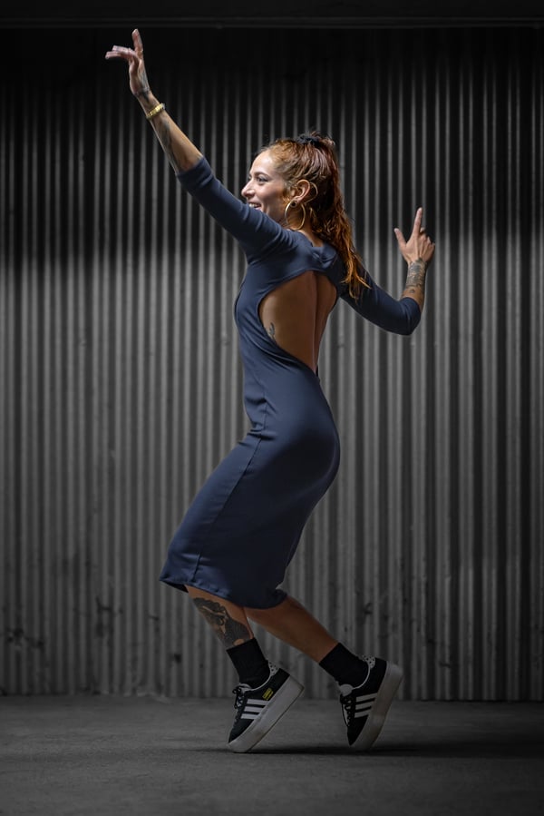 Image of SADE BLUE DRESS