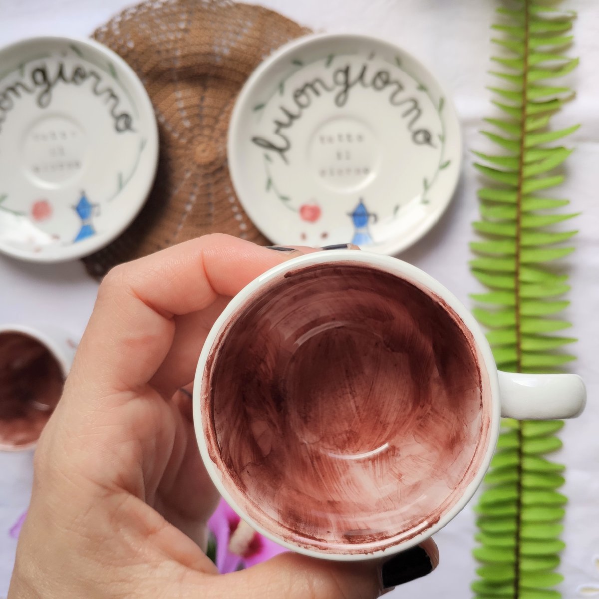 SET 2 TAZZINE CAFFÈ - UN BUONGIORNO TUTTO IL GIORNO