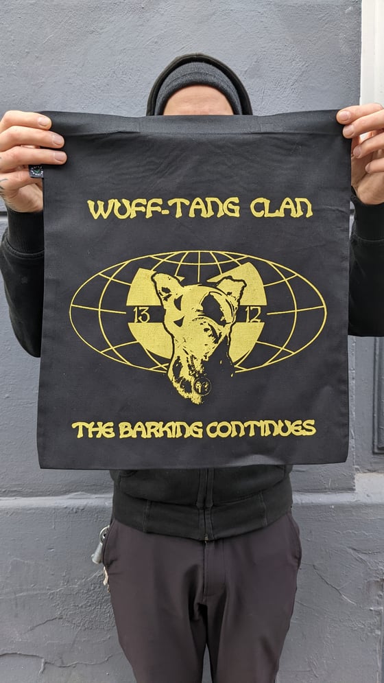 Image of WUFF-TANG CLAN tote bag [only 1 x left]