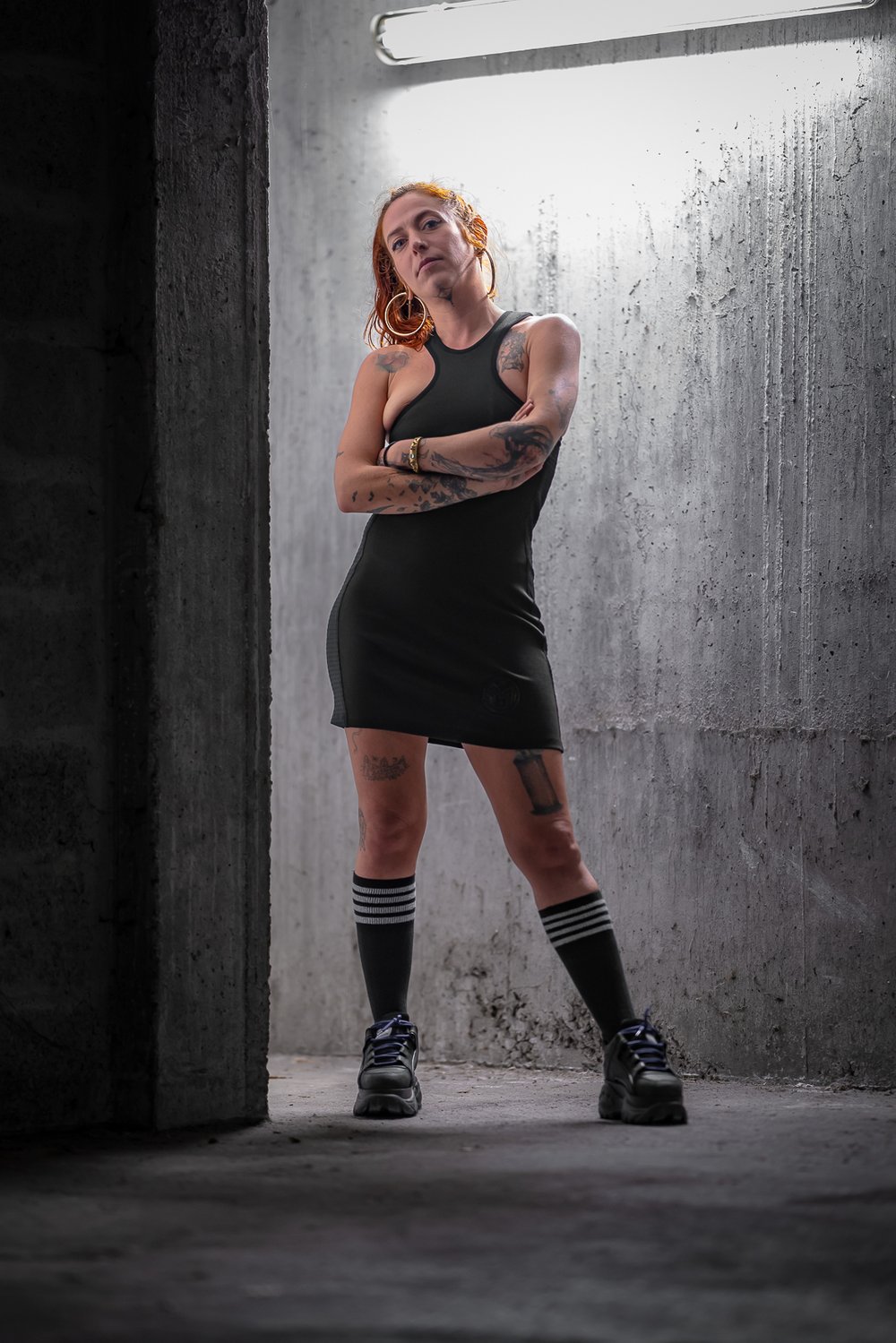 Image of MINI CROSS DRESS