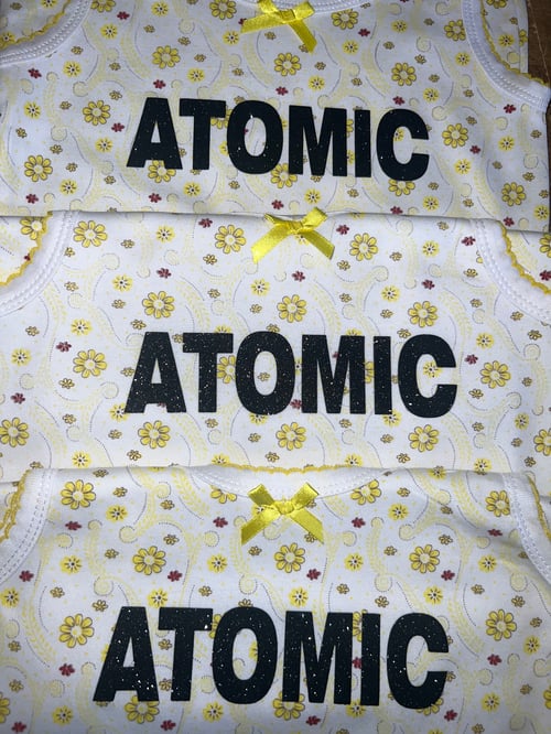 Image of ðŸ–¤ðŸ¦‡ðŸ’›Yellow & Black Atomic Tank TopðŸ¦‡ðŸ’›ðŸ–¤