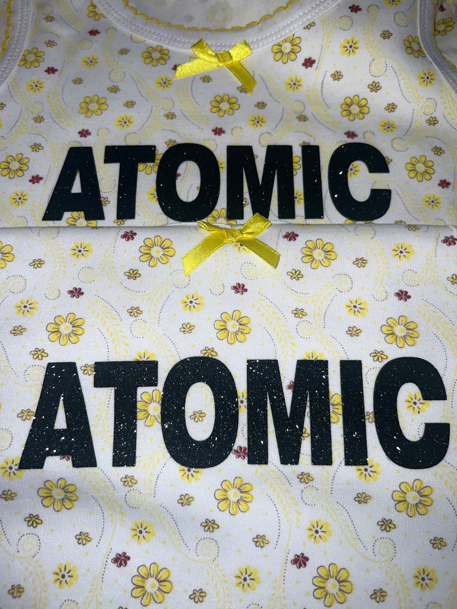 Image of ðŸ–¤ðŸ¦‡ðŸ’›Yellow & Black Atomic Tank TopðŸ¦‡ðŸ’›ðŸ–¤