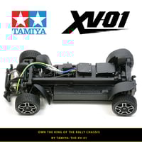 Image 2 of Tamiya XV-01 + Subaru Impreza 555 Bodyshell Bundle