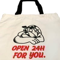 Image 2 of MAGICO - "Open 24H for you." Bag (natural)