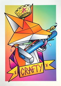 Image of "Crafty" A4 giclée print 