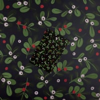 Image 3 of GIFT WRAP SERVICE - Mistletoe Christmas Gift Wrap by Lomond Paper Co.