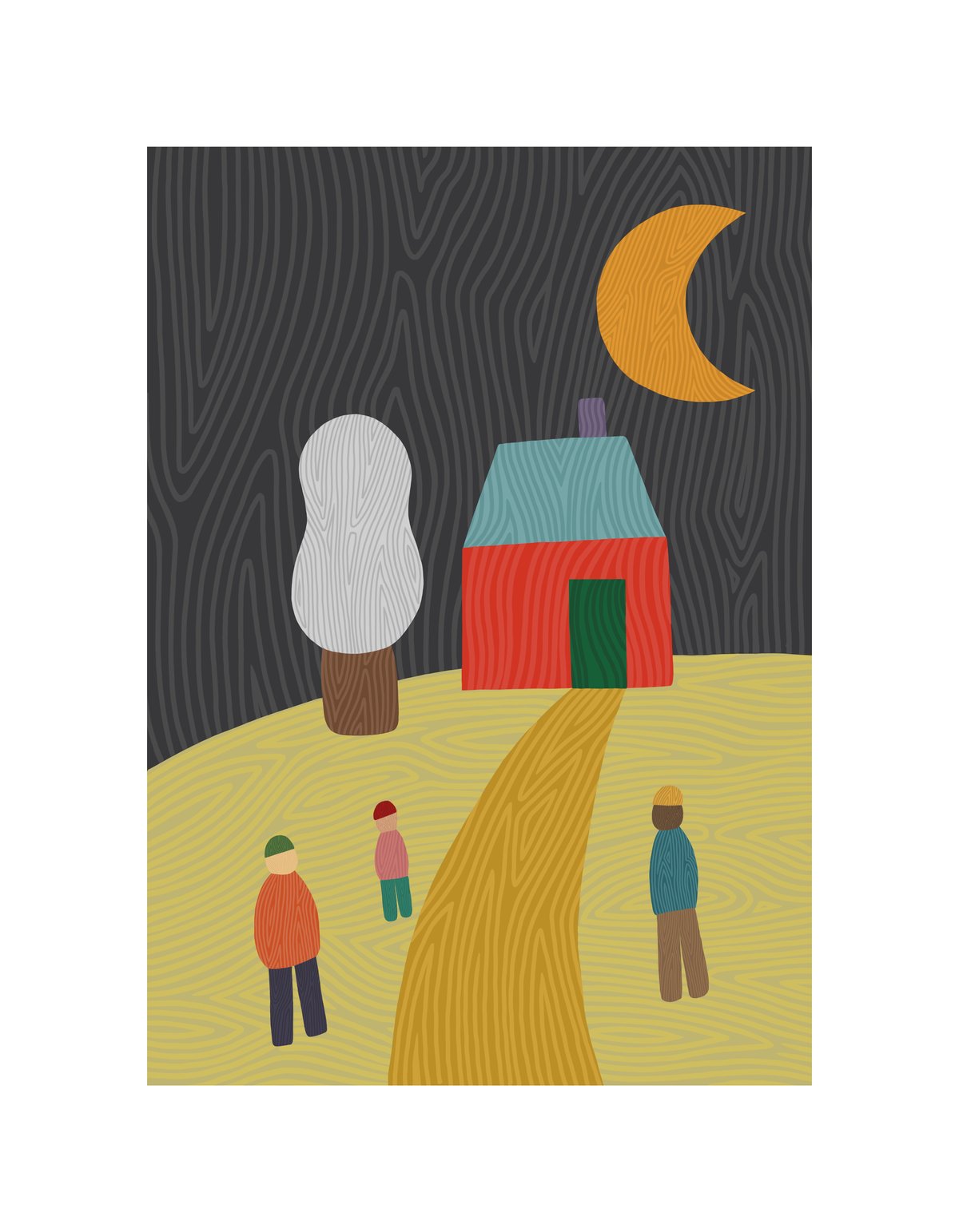 Image of Moonlight 50x70cm