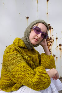 Image 3 of Knitting pattern Ferris Balaclava