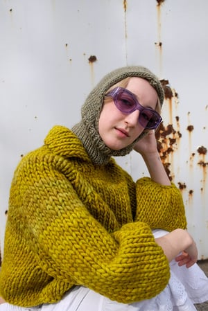 Image of Knitting pattern Ferris Balaclava