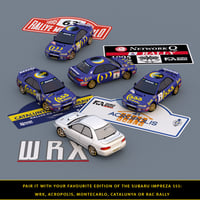 Image 3 of Tamiya TT-02 + Subaru Impreza 555 Bodyshell Bundle
