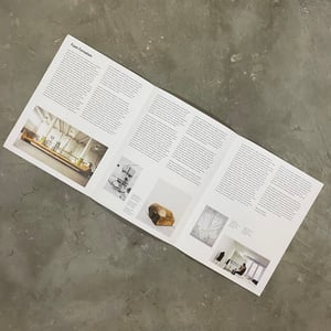 RICK OWENS FURNITURE PAMPHLET + KALEIDOSCOPE ZINE
