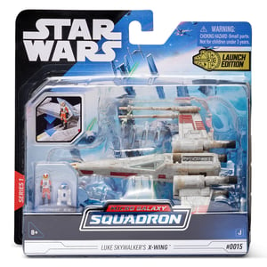 Star Wars Micro Galaxy Squadron X-Wing w/ Luke Skywalker & R2-D2 Micro Figures