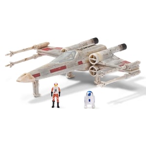 Star Wars Micro Galaxy Squadron X-Wing w/ Luke Skywalker & R2-D2 Micro Figures