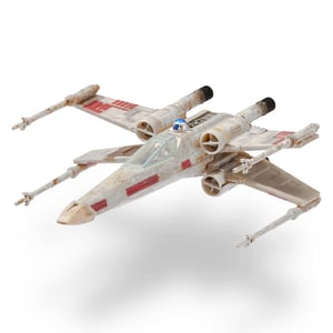 Star Wars Micro Galaxy Squadron X-Wing w/ Luke Skywalker & R2-D2 Micro Figures