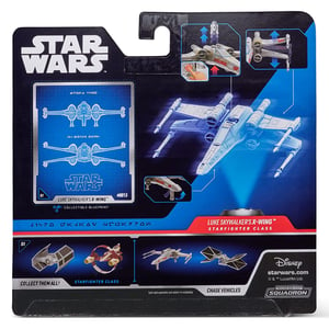 Star Wars Micro Galaxy Squadron X-Wing w/ Luke Skywalker & R2-D2 Micro Figures