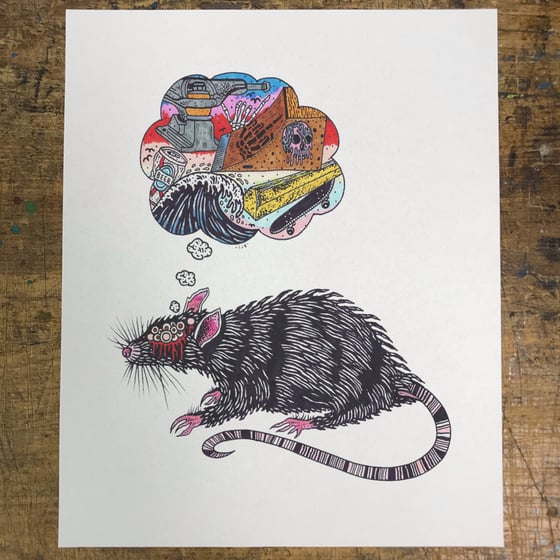 Image of SHRED RAT PRINT