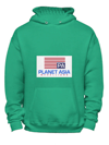 P.A. MEDALLIONS FLAG HOODIE -GREEN