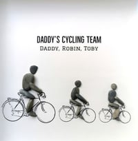 Image 2 of Dad & children on bikes 