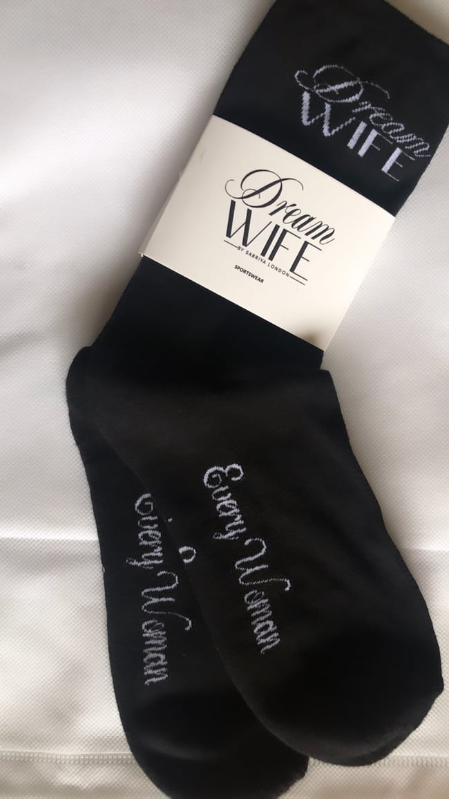 Dream Wife Lifestyle Socks (B&W)
