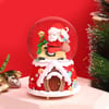 Luminous Santa Snowglobe