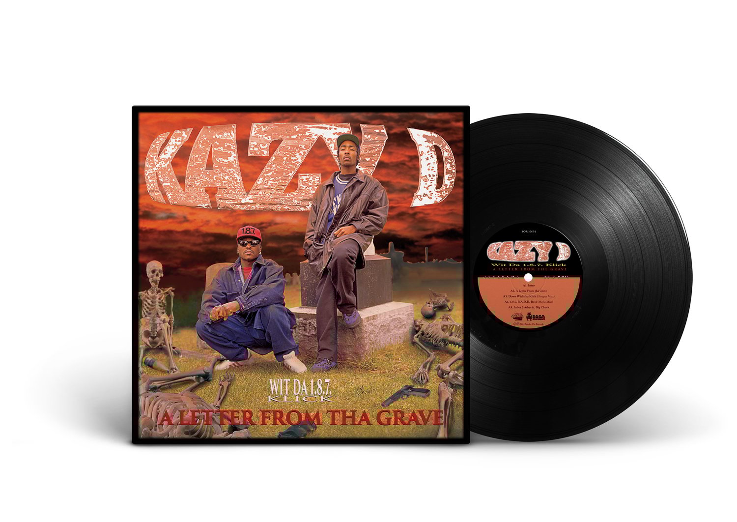 Image of Kazy D wit da 187 klick - A letter from tha grave Vinyl