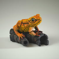 Image 1 of Edge Sculpture "African Frog (Orange)"