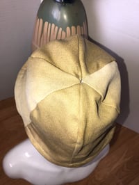 Image 5 of H.O.D. Bucket Hat Creamy Silky Embriodery Fabric W/Reversible Golden Stonewash Denim Side