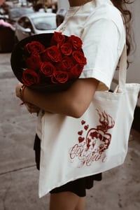 con amor red tote