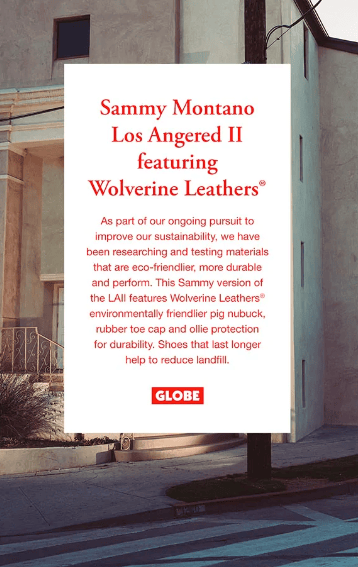 ZAPATILLA GLOBE LOS ANGERED II BLACK WOLVERINE/MONTANO EN LIQUIDACION