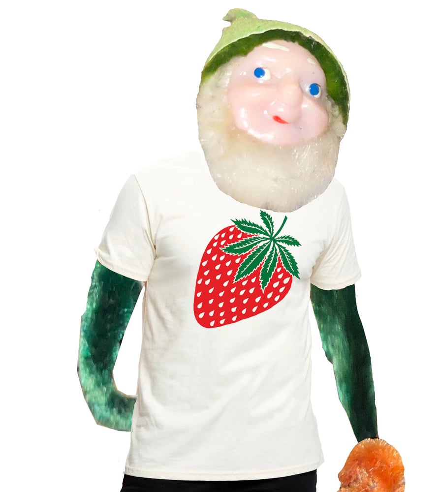 Image of Strawberry T cream color
