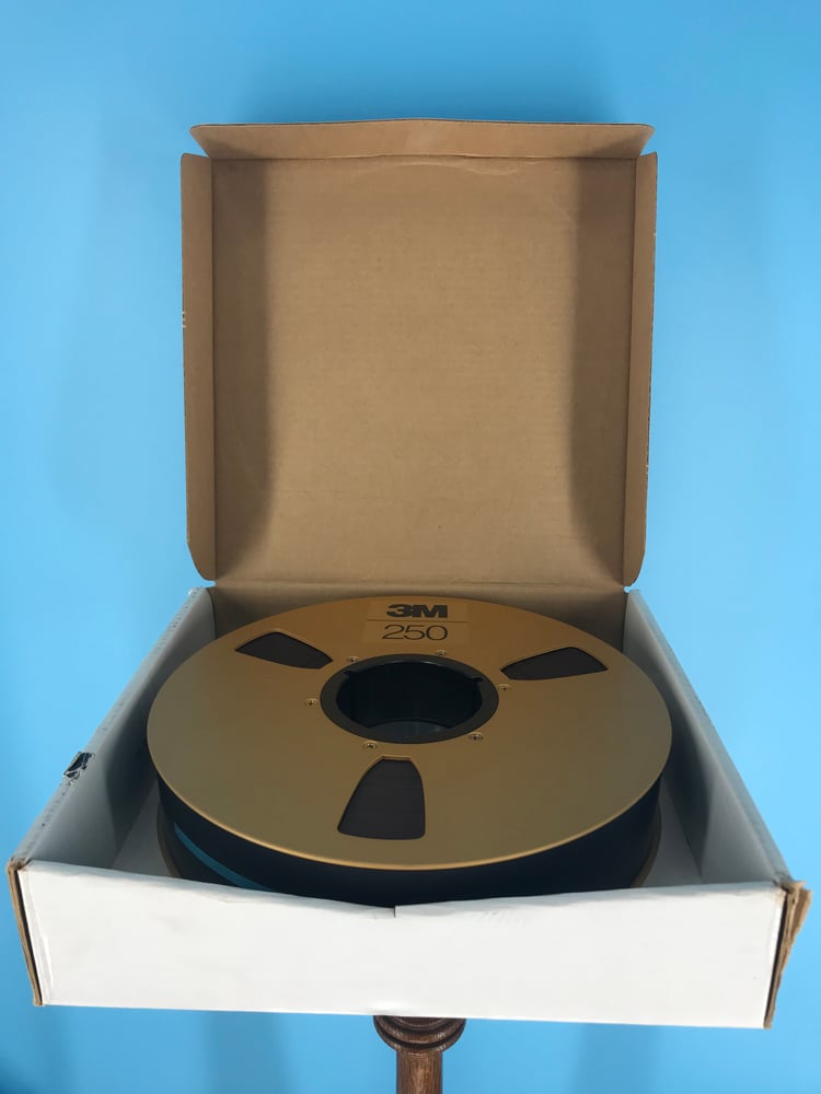 ANALOG TAPES — 3M 250 2 X 2500' REEL TO REEL MASTER TAPE - ONE PASS WITH  LEADER