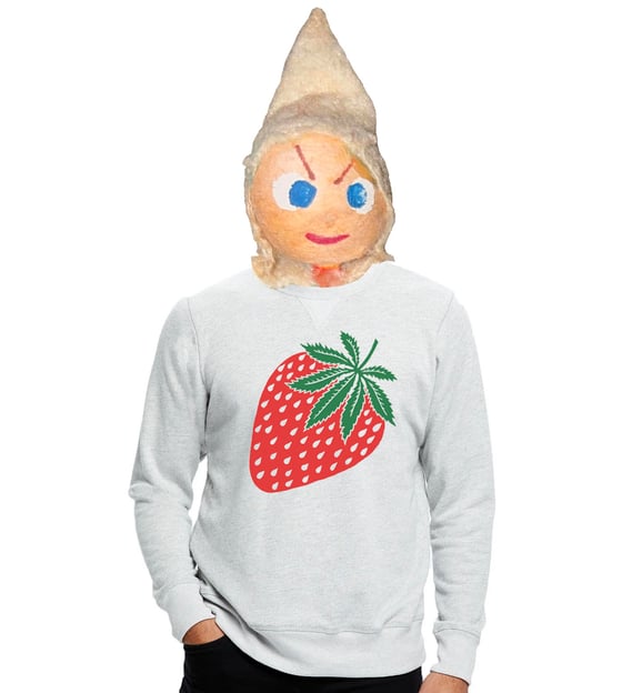 Image of Strawberry Longsleeve heather grey 