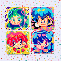 Lum & Ranma 1/2 Stickers