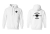 Spartan Shred White Sweatshirt Black Lettering