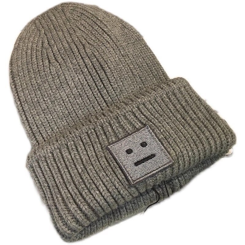 Image of Classic Square Smiley Beanie