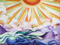 "At Rest" Original Painting by Katy DeBra, 18" x 24" x 0.75"
