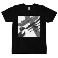 Image 1 of STARCHASER NETWORK - BLACK MARTINI (WHITE & GREY PRINT)