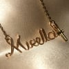 personalized cross name necklac