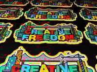 Image 3 of CREATIVE FREEDOM: CITY (STICKER)